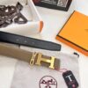 Arrival 🎺 Hermes H Belt, ZP Mould, Electroplated Stainless Steel Hardware, Unisex, Genuine Palm Pattern Leather, Reversible, Full-Grain Cowhide, 3.2cm Width