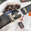 Arrival 🎺🎺 Real Product Shot, Hermes Men's Belt New Style with Diamond-Inlaid Letters and Hidden Buckle, ZP-Synchronized Steel Engraved Logo