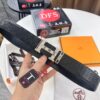 Hermès H Belt, New Arrival with Paved Steel H Buckle, Full Grain Cowhide Leather, 3.8cm Width, Imported Horsehead Leather, ZP-Synchronized Engraved Logo
