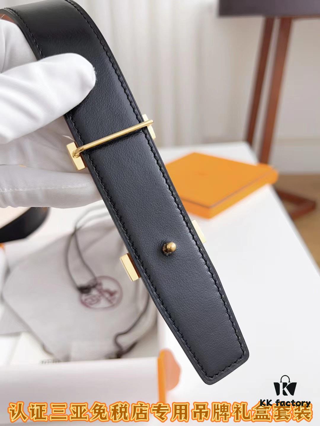 Sanya Duty-Free Authentic Grade Latest Gift Box Packaging: Hermès Belt, Extremely Soft