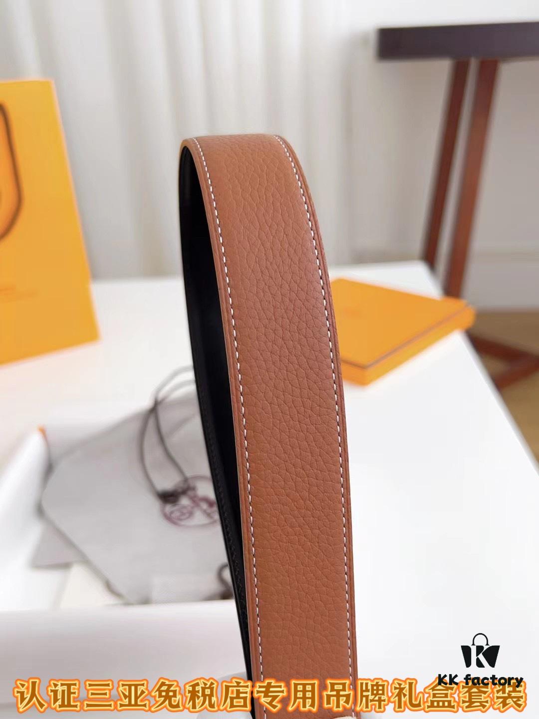 Sanya Duty-Free Authentic Grade Latest Gift Box Packaging: Hermès Belt, Extremely Soft