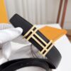 Sanya Tax-Free Genuine Hermes Latest Gift Box Packaging: Double-Sided Imported T-Pattern Calfskin Belt, 3.8cm Width, Fine Craftsmanship, High-Quality, Stainless Steel Buckle (Multiple Styles Available), Size 100-125cm, Full Set Packaging