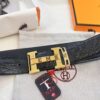 Hermès H Belt, New Arrival with Inlaid Brick Stainless Steel H Buckle, ZP Synchronized Engraved Logo