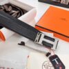Arrival of Hermès Men's Belt, Full Diamond H Logo Inside Buckle, Double-Sided Use, ZP Synchronized Steel Stamp Logo, Imported Elephant Texture Full-Grain Leather, 3.8cm Wide, Top Quality with NXP Chip Anti-Counterfeit Verification