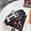 Arrival of Hermès Men's Belt, Full Diamond H Logo Inside Buckle, Double-Sided Use, ZP Synchronized Steel Stamp Logo, Imported Elephant Texture Full-Grain Leather, 3.8cm Wide, Top Quality with NXP Chip Anti-Counterfeit Verification