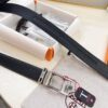 Hermès HH Original Factory Order. Hong Kong Duty-Free T Gift Box 🎁 (NXP Hangtag with Official Website Recognition, Genuine Anti-Counterfeit Chip) Precision Molded, Stainless Steel H Buckle, Automatic Closure Hardware: Top-Tier Leather Belt Suitable for Authentication