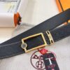 Hermès HH Original Factory Direct Purchase. Hong Kong Duty-Free T Gift Box 🎁 (NXP Hangtag with Verifiable Online Authentication, Genuine Anti-Counterfeit Chip) | Premium Automatic Buckle Leather Belt