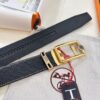 Hermès HH Original Factory Direct Purchase. Hong Kong Duty-Free T Gift Box 🎁 (NXP Hangtag with Verifiable Online Authentication, Genuine Anti-Counterfeit Chip) | Premium Automatic Buckle Leather Belt