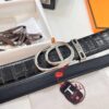 Hermès HH Original Factory Direct Order Belt - Italian Imported Crocodile Grain Top Layer Leather, Automatic Buckle, 3.5cm Width