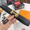 Hermès H Belt, New Arrival with Inlaid Brick Stainless Steel H Buckle, ZP-Synchronized Engraved Logo