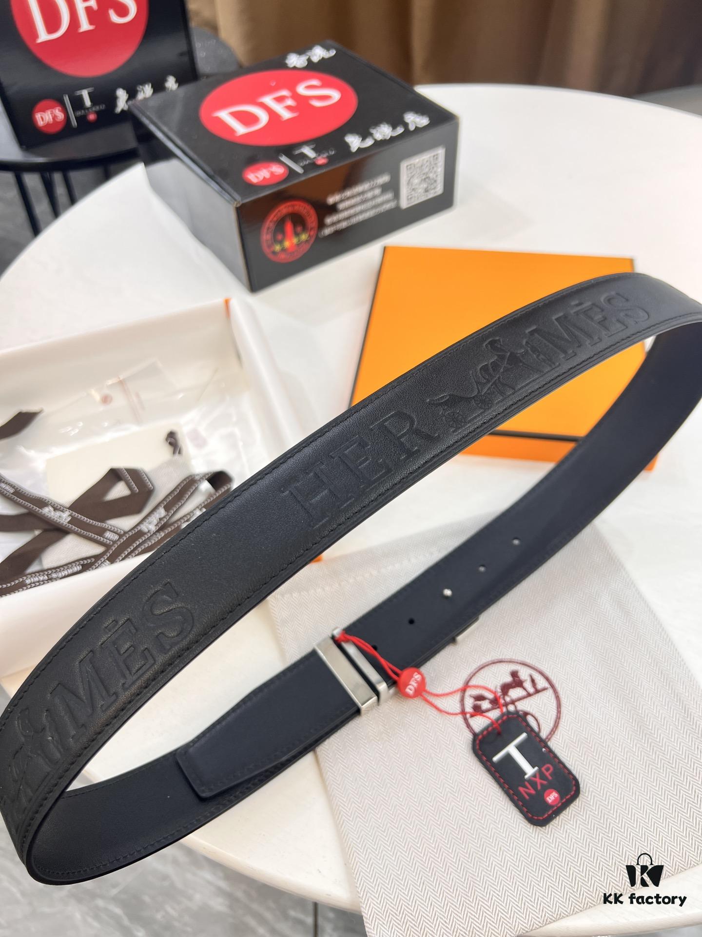 Hermès H Belt, New Arrival, Stainless Steel Inlaid Brick H Buckle, ZP Synchronized Engraved Logo, Imported Horsehide Grain Full-Grain Cattle Leather, 3.8cm Width, Top Quality with NXP Anti-Counterfeit Chip Verification