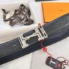 Arrival 🎺🎺 Hermes Men's Belt, New Style with Diamond-Inlaid Letters and Inner Buckle, ZP-Synchronized Steel Logo, Imported Embossed Horse-Carriage Full-Grain Calfskin, 3.8cm Plain Weave Full-Grain Leather, Top-Tier Quality Available for Authentication