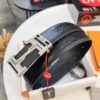 Arrival 🎺🎺 Hermes Men's Belt, New Style with Diamond-Inlaid Letters and Inner Buckle, ZP-Synchronized Steel Logo, Imported Embossed Horse-Carriage Full-Grain Calfskin, 3.8cm Plain Weave Full-Grain Leather, Top-Tier Quality Available for Authentication