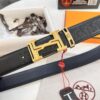 Arrival 🎺🎺 Real Item Shot, Hermes Men's Belt, New Style with Diamond-Encrusted Letters, Inner Buckle with ZP-Synchronized Steel Logo