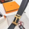 Arrival 🎺🎺 Real Item Shot, Hermes Men's Belt, New Style with Diamond-Encrusted Letters, Inner Buckle with ZP-Synchronized Steel Logo