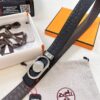 Arrival of Men's Hermès Belt with New H-Inner Buckle, Dual-Sided Use, Imported Stone-Grain Full-Grain Leather, 3.8cm Width, Top Quality with NXP Chip Authentication