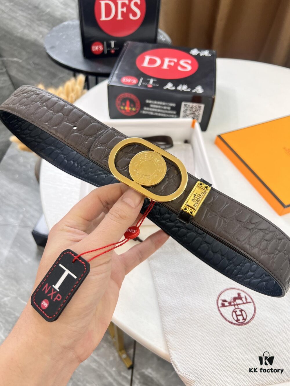 Arrival of Men's Hermès Belt with New H-Inner Buckle, Double-Sided Use, Genuine Embossed Logo, Premium Imported Stone-Grain Top Layer Cowhide