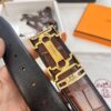 Hermès H Belt, New Arrival, Stainless Steel H Internal Buckle, Genuine Crocodile-Texture Top Layer Cowhide, 3.8cm Width, Premium Quality