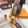 Top-Quality Original Leather Belt with Hong Kong Duty-Free Gift Box (NXP RFID Tag for Official Authentication, Genuine Anti-Counterfeit Chip)