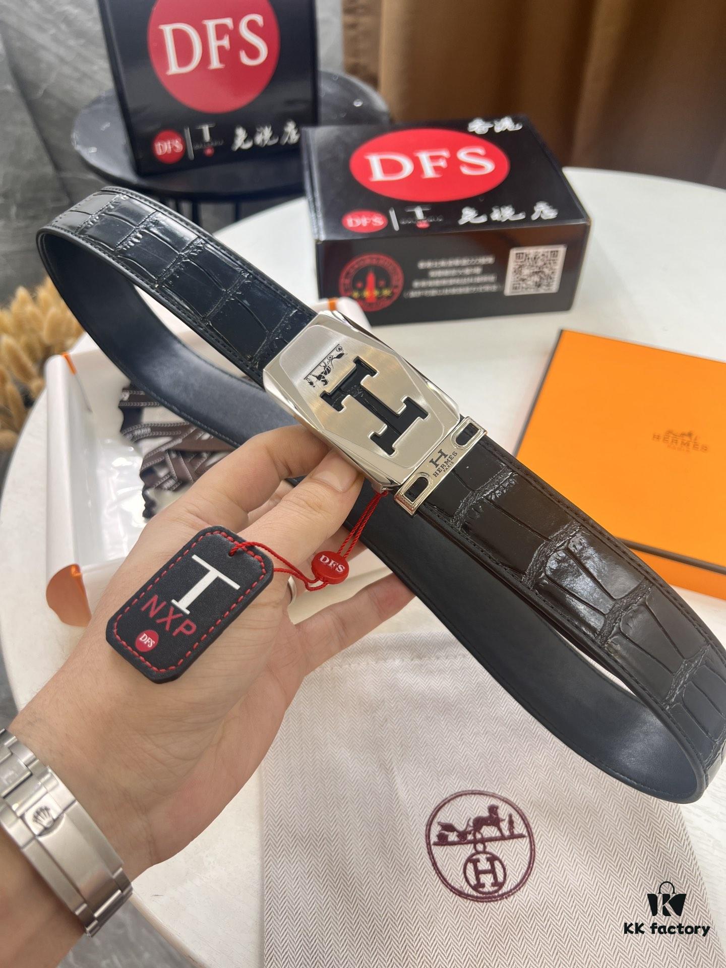 Top-Grade Original Belt, Hong Kong Duty-Free T Gift Box (NXP Hang Tag with Anti-Counterfeit Chip Recognizable on Official Website)