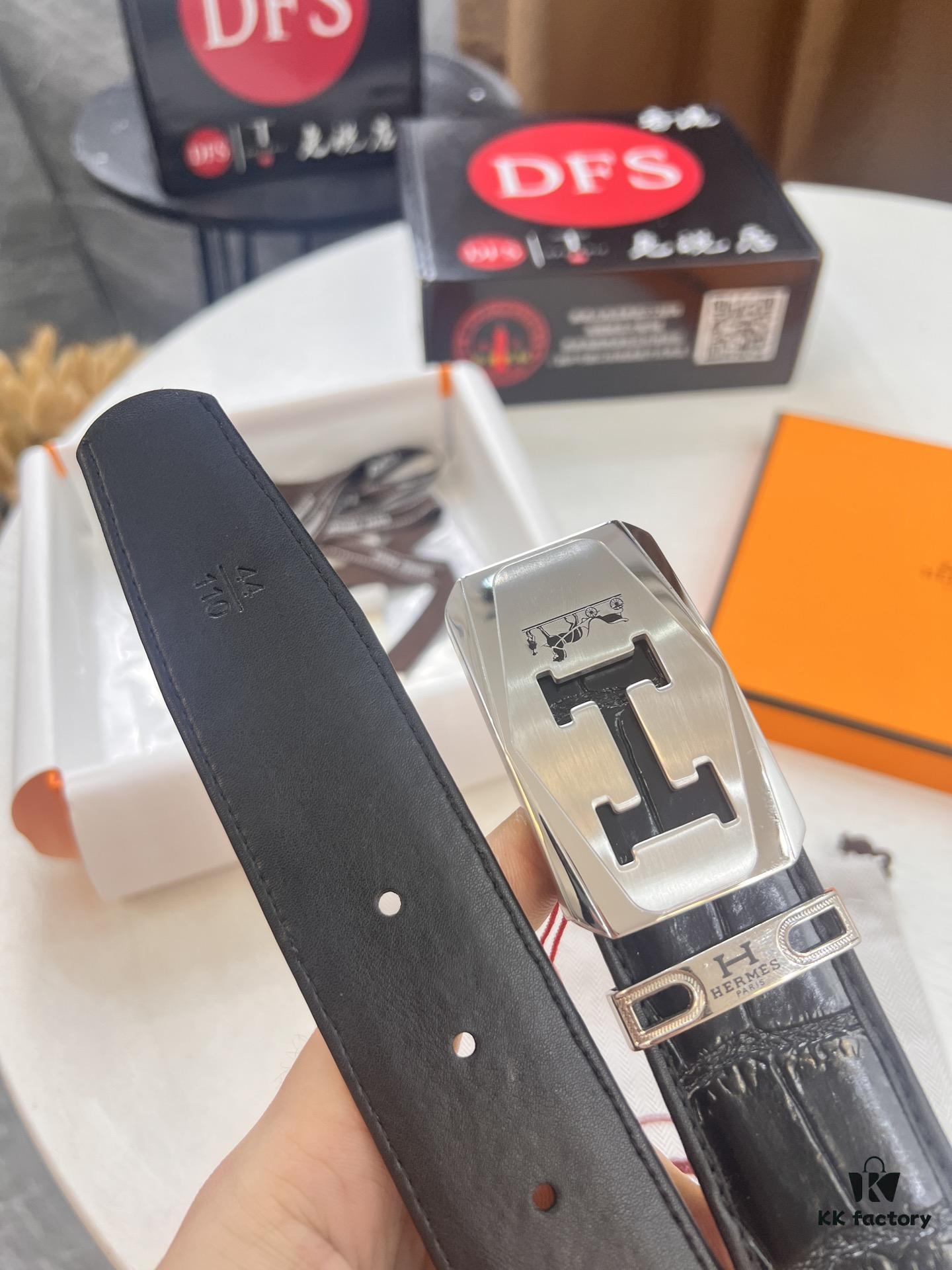 Top-Grade Original Belt, Hong Kong Duty-Free T Gift Box (NXP Hang Tag with Anti-Counterfeit Chip Recognizable on Official Website)