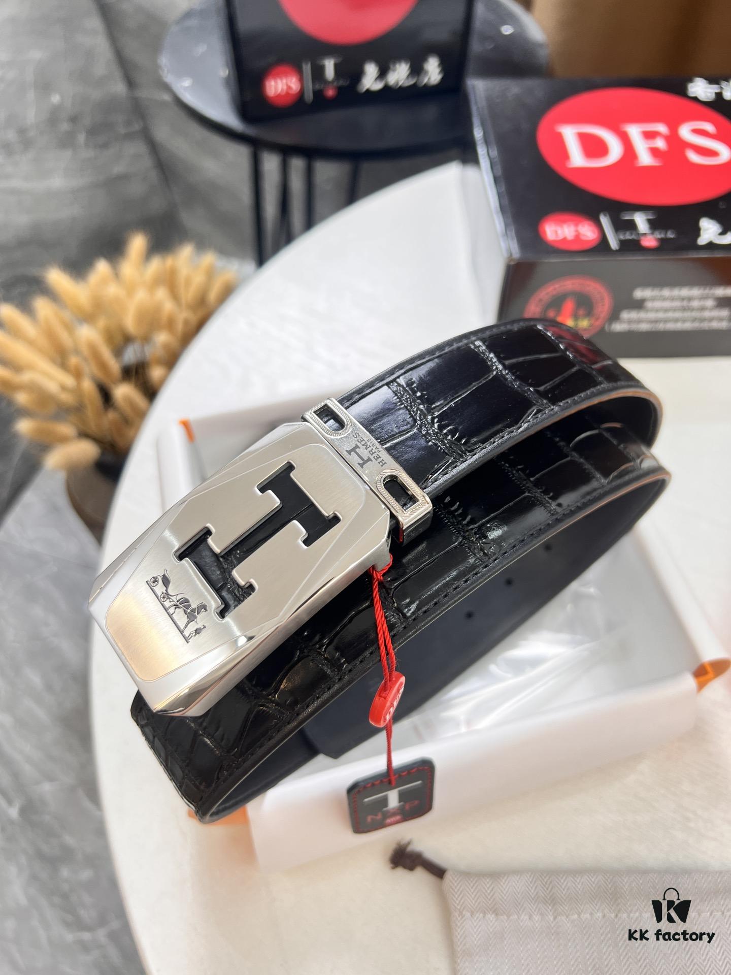 Top-Grade Original Belt, Hong Kong Duty-Free T Gift Box (NXP Hang Tag with Anti-Counterfeit Chip Recognizable on Official Website)