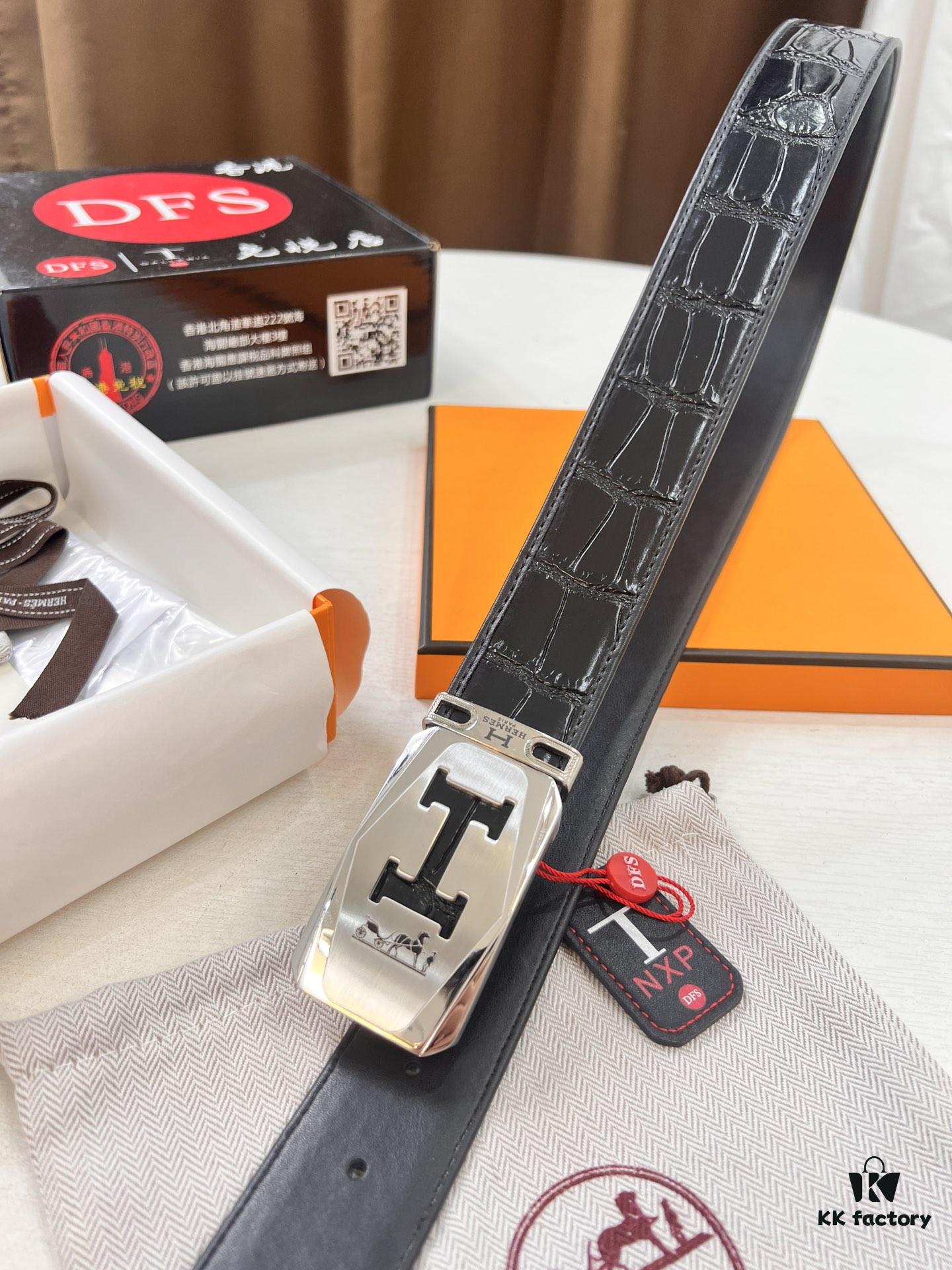 Top-Grade Original Belt, Hong Kong Duty-Free T Gift Box (NXP Hang Tag with Anti-Counterfeit Chip Recognizable on Official Website)