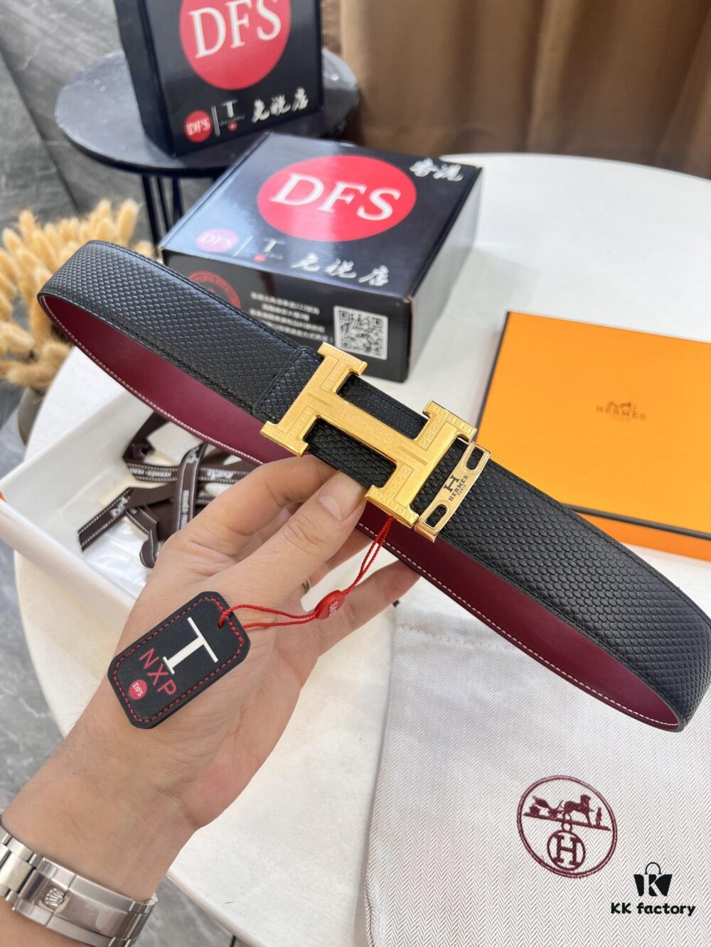 Hermes Men's Belt, Genuine Top-Layer Cowhide with Steel Hardware, 3.8cm Width, Ideal for Gifting