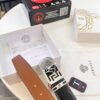 Versace Medusa Belt - Genuine Italian Top-Grain Calfskin, 3.8cm Width, Hong Kong Duty-Free T Gift Box, Original Factory Direct Order