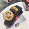 Versace Medusa Belt - Original Factory Order, Italian Imported Smooth Calfskin, 3.8cm Width, Authentic Hardware with NXP Anti-Counterfeit Chip