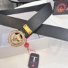 Versace Medusa Belt - Original Factory Order, Italian Imported Smooth Calfskin, 3.8cm Width, Authentic Hardware with NXP Anti-Counterfeit Chip