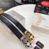Versace Belt, New Arrival, Top-Quality Genuine Leather with Medusa Head Embossing, Fashionable Streetwear Style, Soft Leather Texture, Precision Stainless Steel Hardware, 3.8cm Width