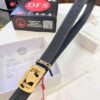 Versace Automatic Buckle Belt, Custom Embossed Top Grain Imported Leather, 3.5cm Width, Premium Business Formal Belt with NXP Anti-Counterfeit Chip