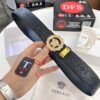 Versace Medusa Belt - Original Factory Order, Italian Imported Top Grain Calfskin, 3.8cm Width, Authentic Packaging with NXP RFID Tag