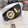 Versace Medusa Belt - Original Factory Order, Italian Imported Top Grain Calfskin, 3.8cm Width, Authentic Packaging with NXP RFID Tag