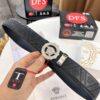 Versace Medusa Belt - Original Factory Order, Genuine Italian Top Grain Calfskin Leather, 3.8cm Width, Hong Kong Duty-Free Gift Box with NXP RFID Anti-Counterfeit Chip