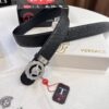 Versace Medusa Belt - Original Factory Order, Genuine Italian Top Grain Calfskin Leather, 3.8cm Width, Hong Kong Duty-Free Gift Box with NXP RFID Anti-Counterfeit Chip