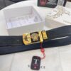 Versace Belt, New Style, Genuine Top Layer Cowhide with Medusa Head Embossing, Soft Leather, Fashion Streetwear Design, 3.8cm Width, Premium Quality with NXP Anti-Counterfeit Chip