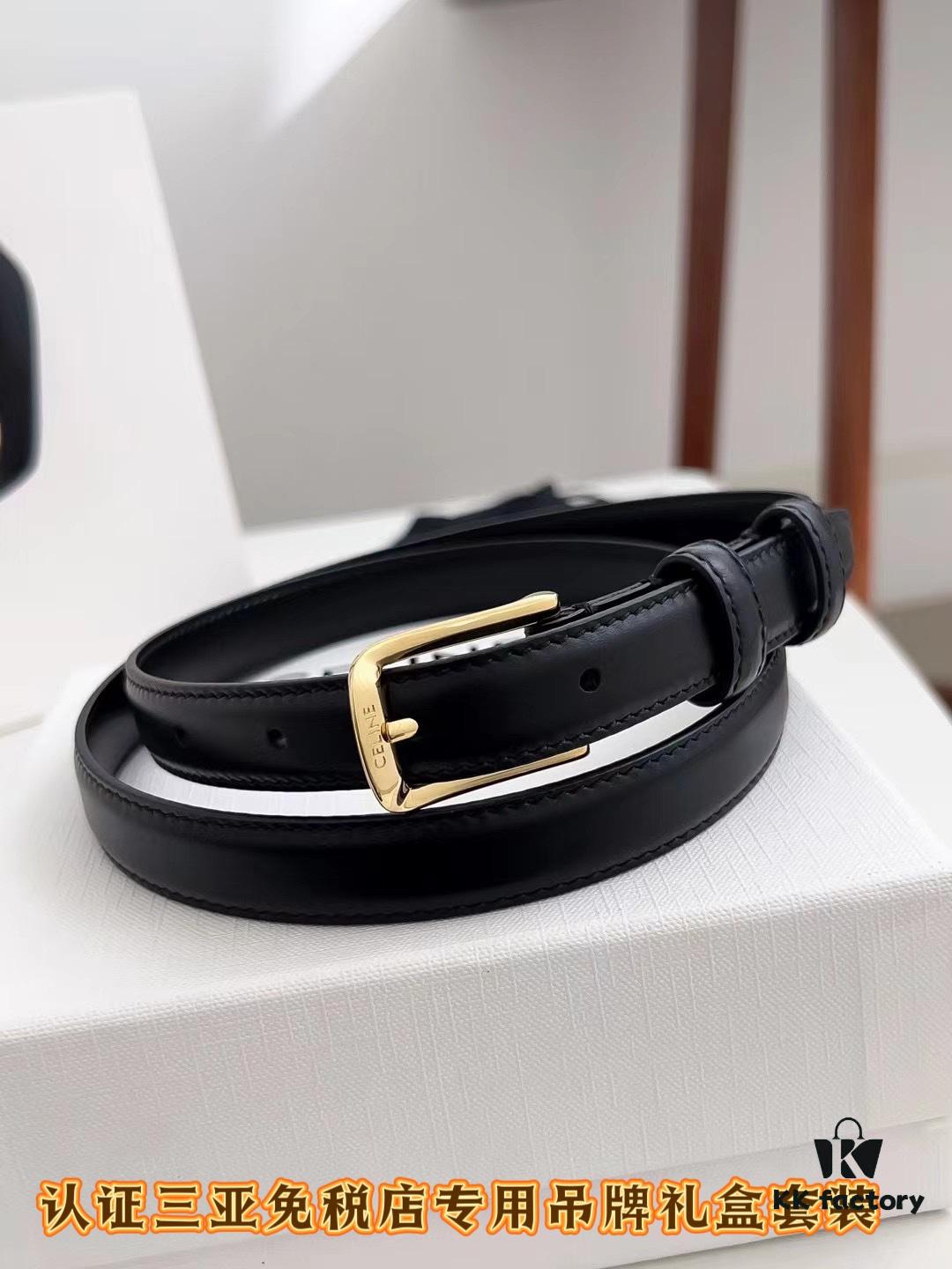 Sanya Tax-Free Genuine Latest Packaging Gift Box: Celine Original Batch Goods, 1.8cm Width