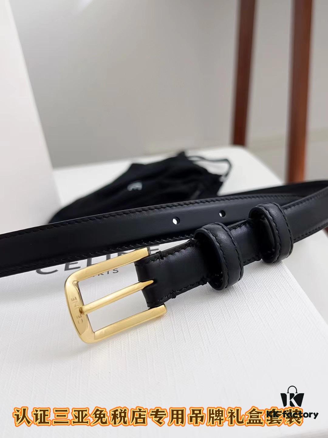 Sanya Tax-Free Genuine Latest Packaging Gift Box: Celine Original Batch Goods, 1.8cm Width