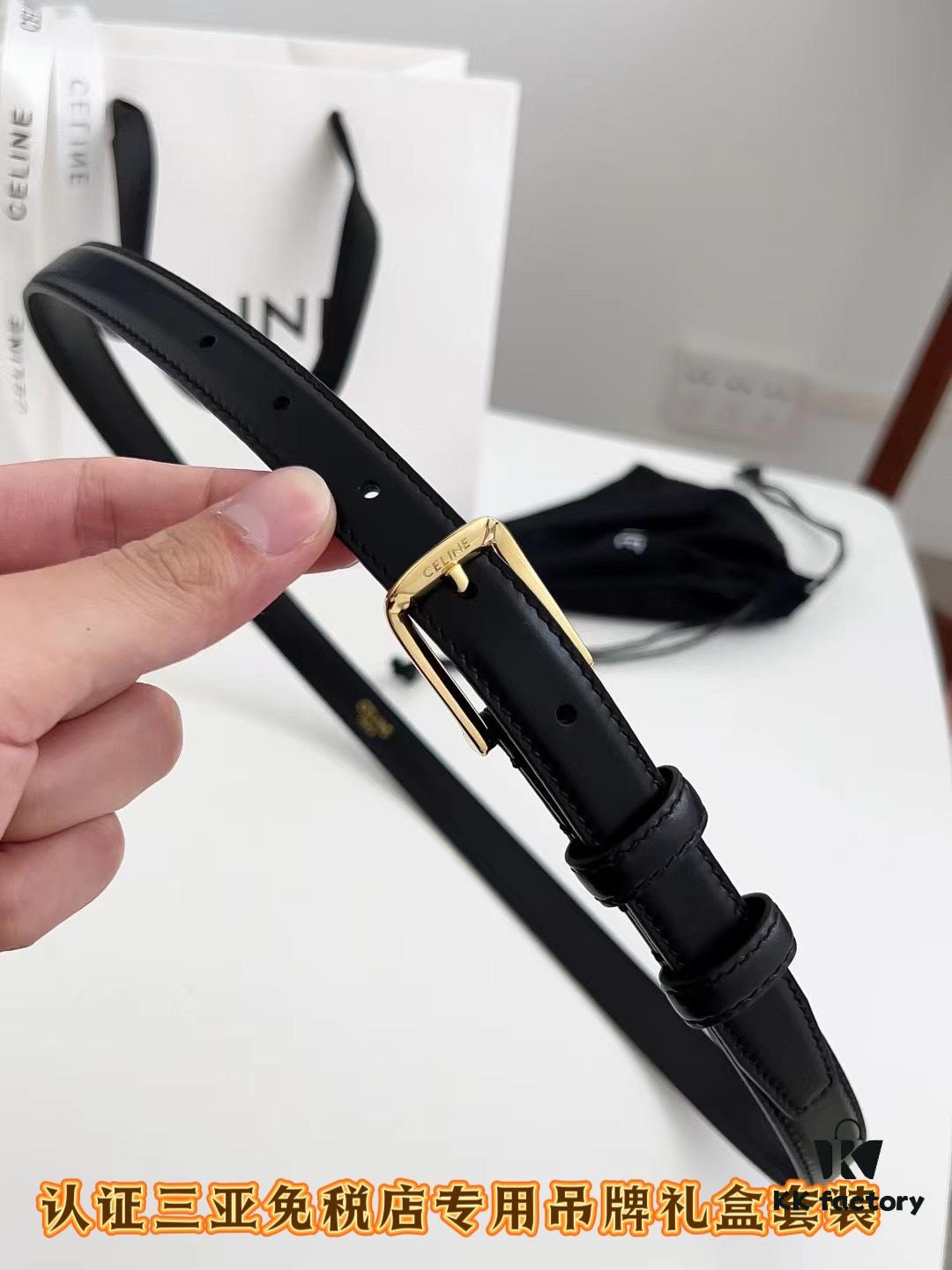 Sanya Tax-Free Genuine Latest Packaging Gift Box: Celine Original Batch Goods, 1.8cm Width