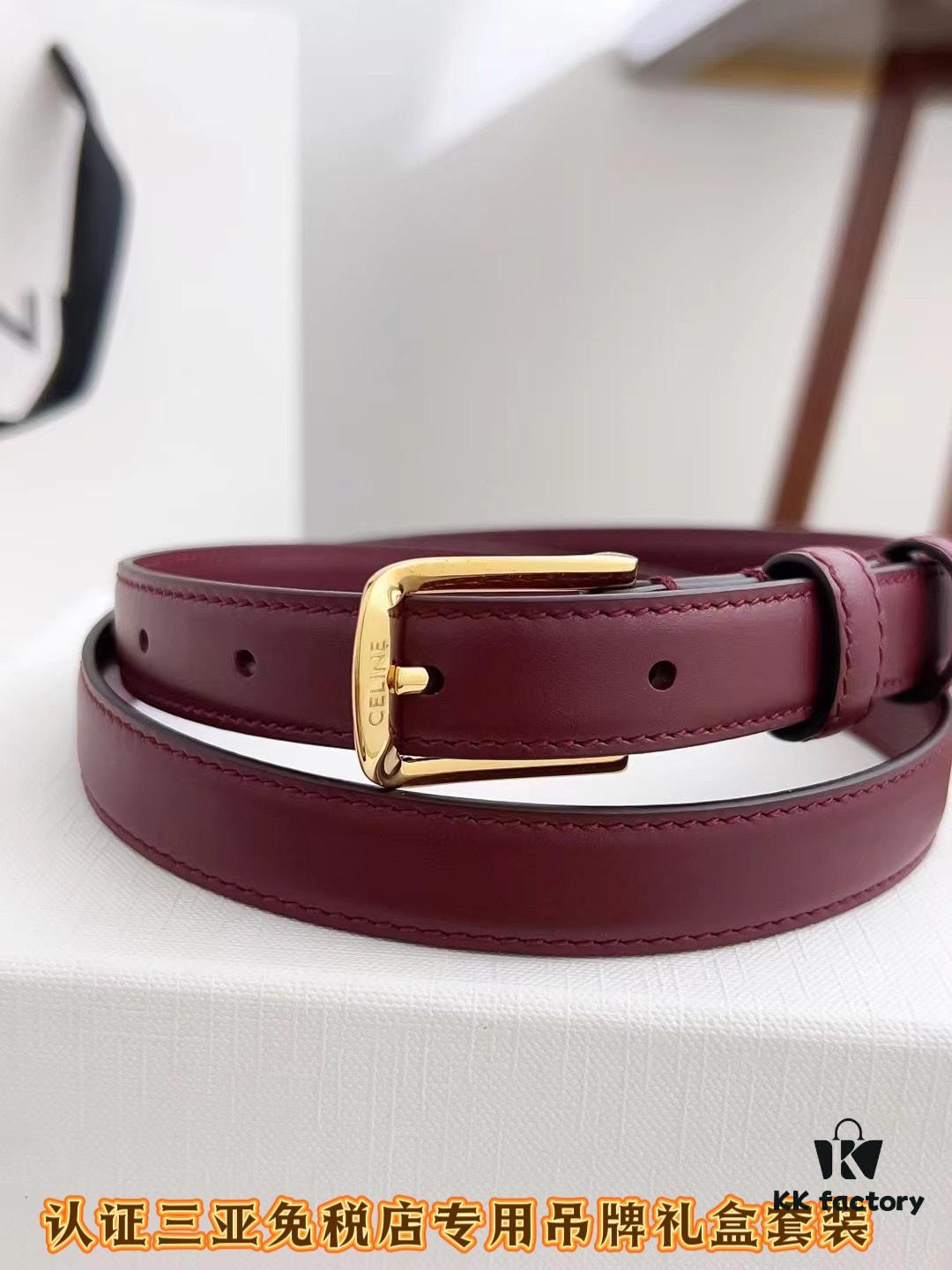 Sanya Tax-Free Genuine Latest Packaging Gift Box: Celine Original Batch Goods, 1.8cm Width