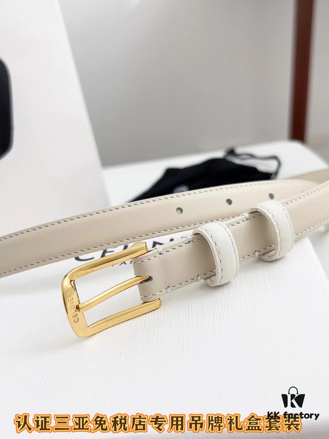 Sanya Tax-Free Genuine Latest Packaging Gift Box: Celine Original Batch Goods, Width 1.8cm