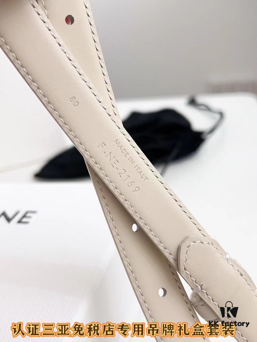 Sanya Tax-Free Genuine Latest Packaging Gift Box: Celine Original Batch Goods, Width 1.8cm