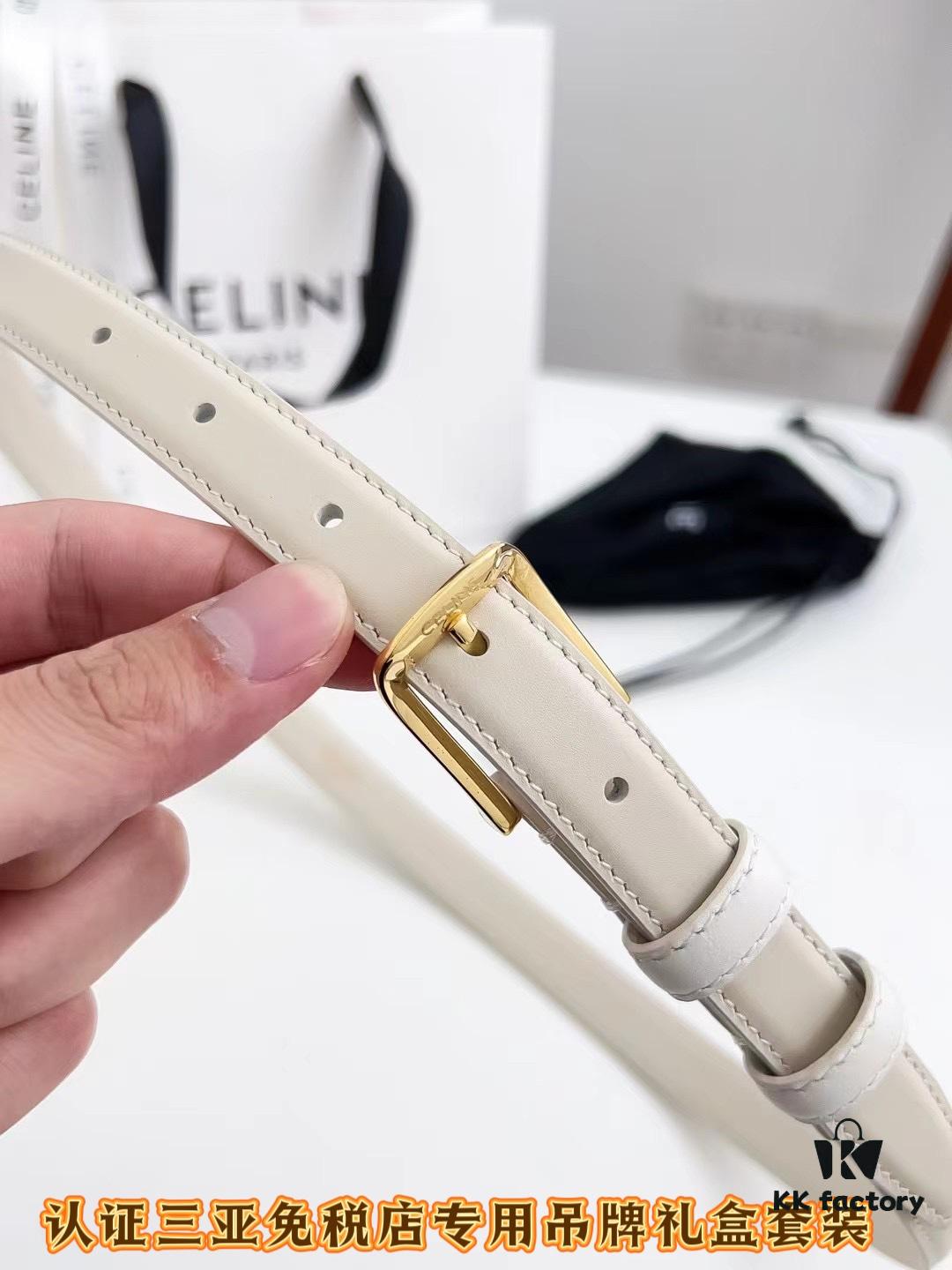 Sanya Tax-Free Genuine Latest Packaging Gift Box: Celine Original Batch Goods, Width 1.8cm