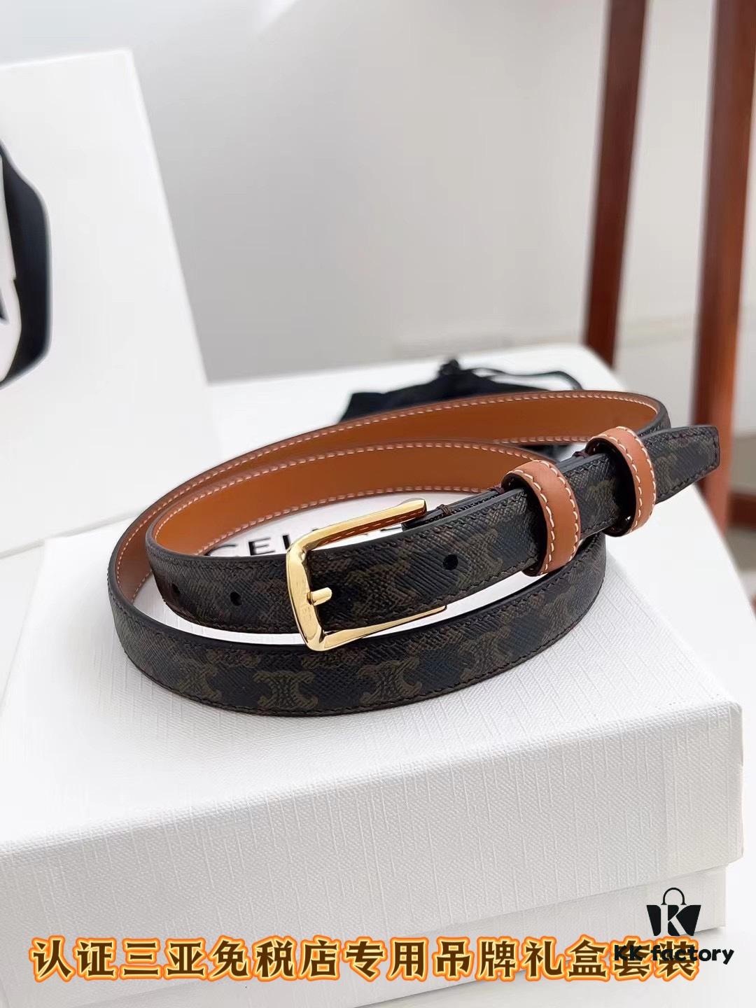 Sanya Tax-Free Genuine Latest Packaging Gift Box: Celine Original Batch Item, Width 1.8cm