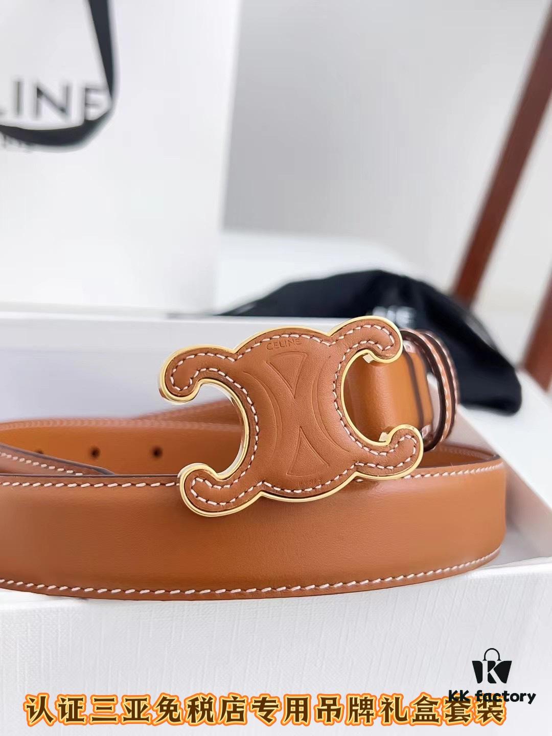 Sanya Duty-Free Genuine Latest Packaging Gift Box: Celine Original Batch Goods, 2.4cm Width