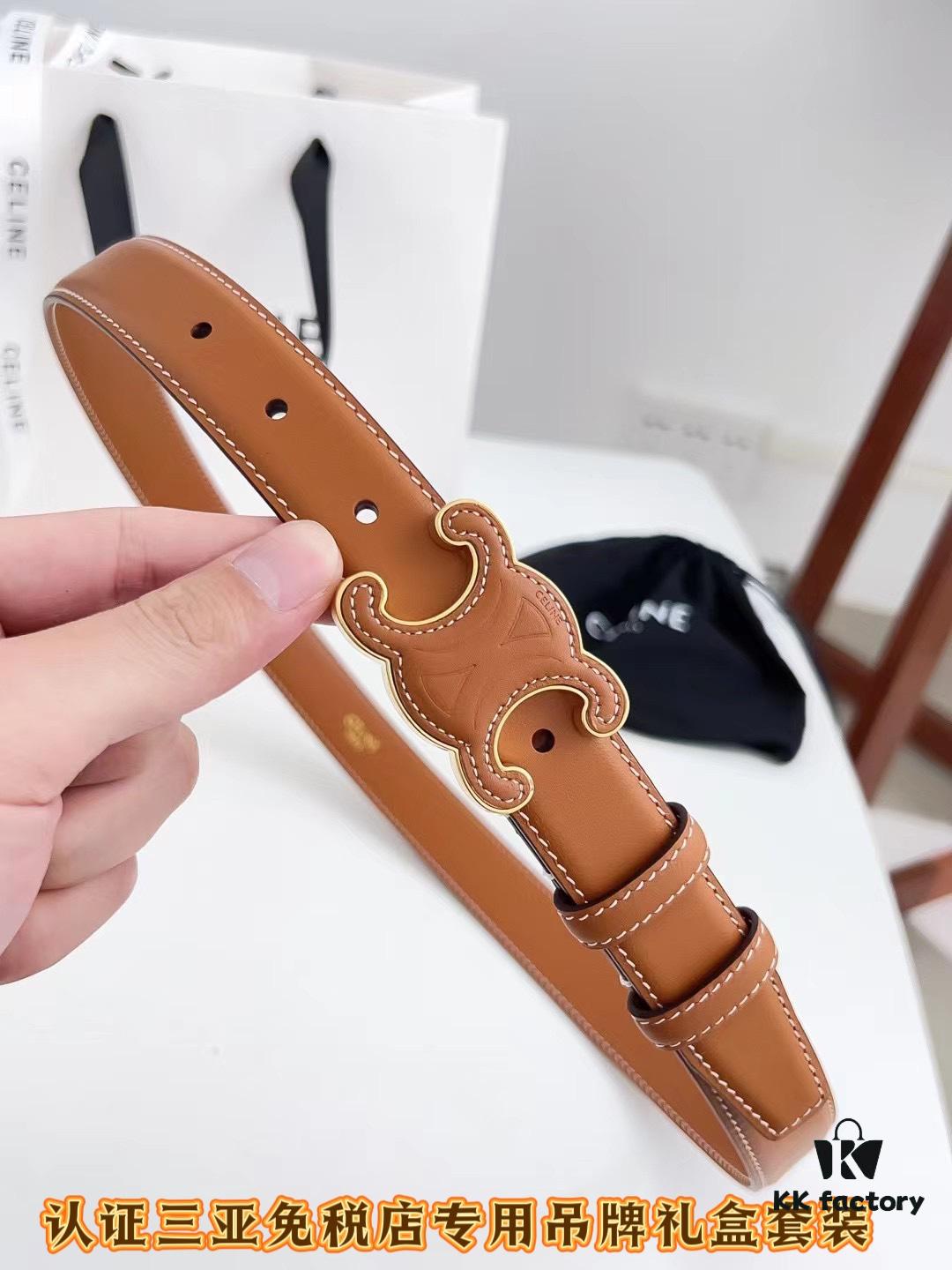 Sanya Duty-Free Genuine Latest Packaging Gift Box: Celine Original Batch Goods, 2.4cm Width