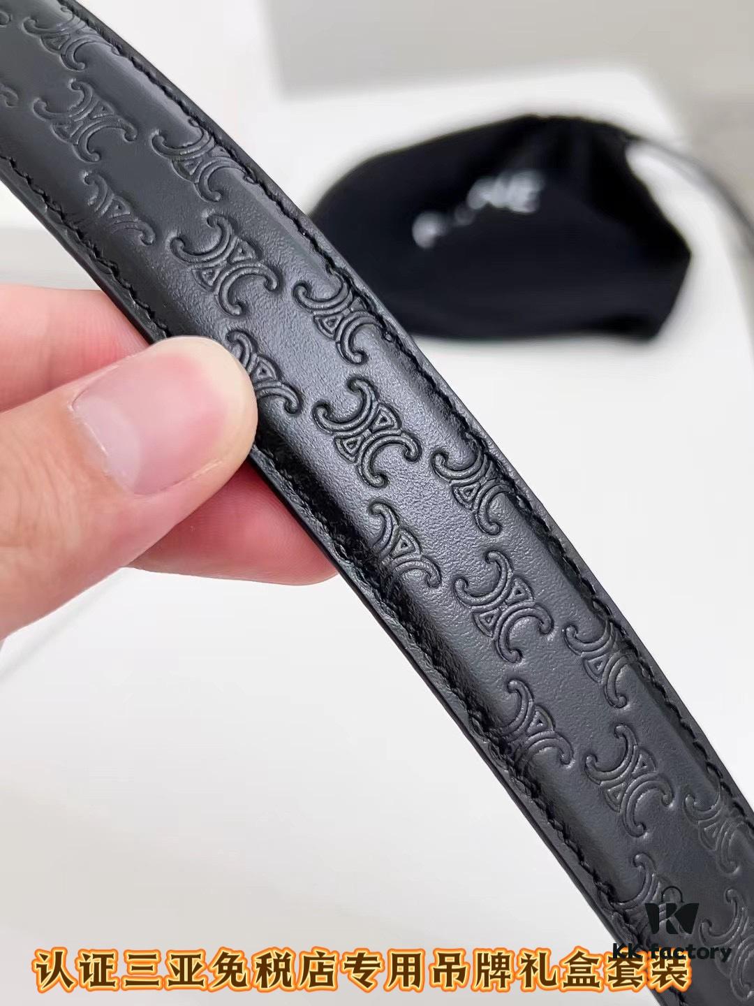 Sanya Tax-Free Genuine Latest Packaging Gift Box: Celine Original Single Item, 2.4cm Width