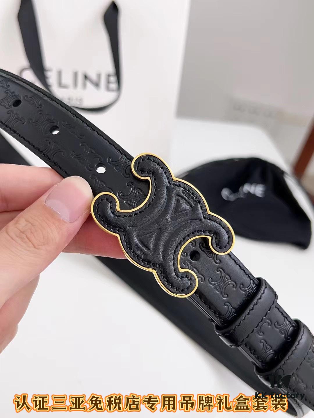 Sanya Tax-Free Genuine Latest Packaging Gift Box: Celine Original Single Item, 2.4cm Width